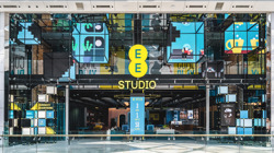 The EE Studio Storefront, Westfield Shopping Centre, London