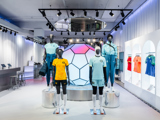 Nike Dream Arena Sydney Retail Store Environment with 2m digital football and mannequins