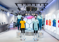 Nike Dream Arena Sydney Retail Store Environment with 2m digital football and mannequins